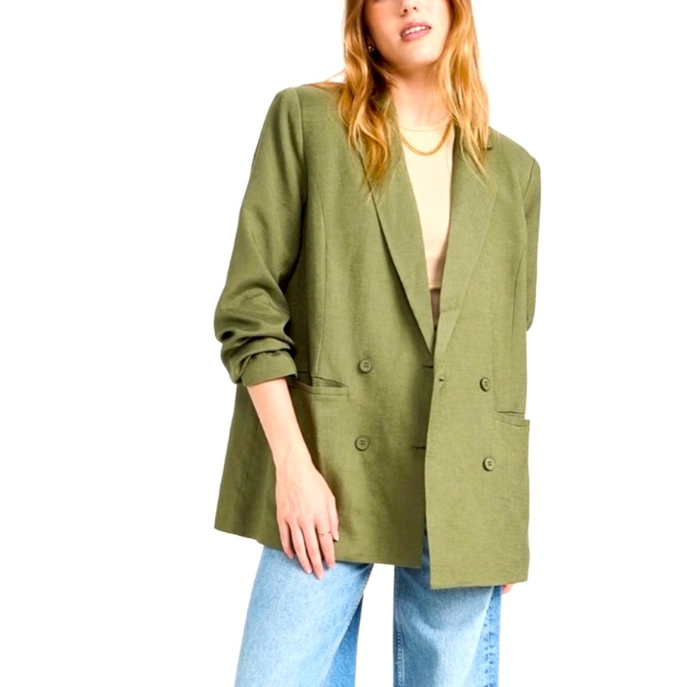 Lioness La Quinta Linen Blazer- Sz S